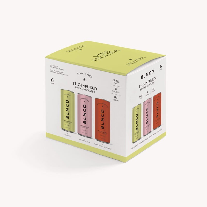 THC-Infused Sparkling Water Sampler Pack | BLNCD