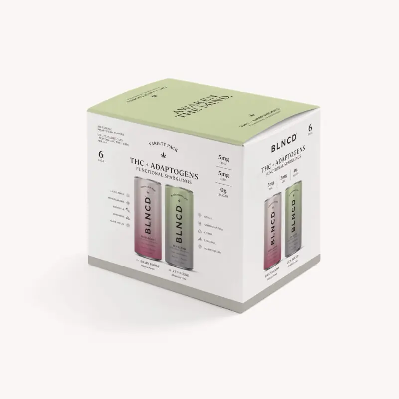 THC & Functional Mushroom Elixirs - 5mg, Sampler Pack | BLNCD
