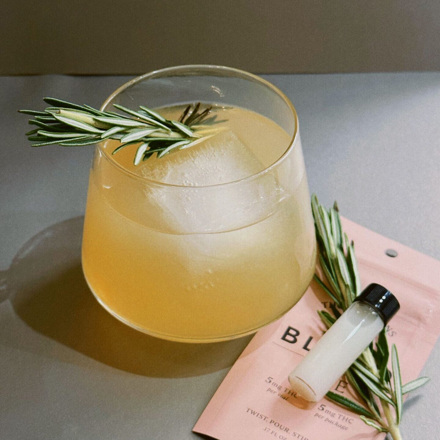 Infused Fizzy Rosemary Cider