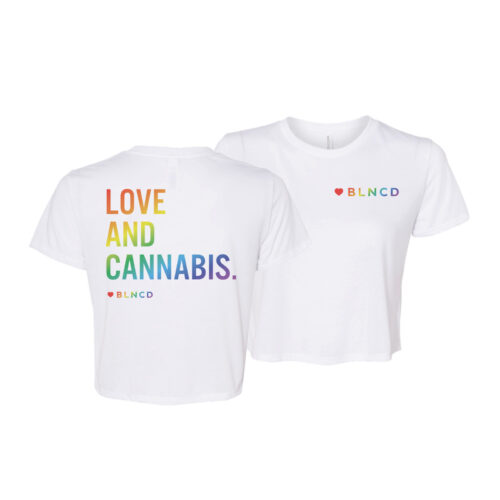 Love and Cannabis Pride Crop