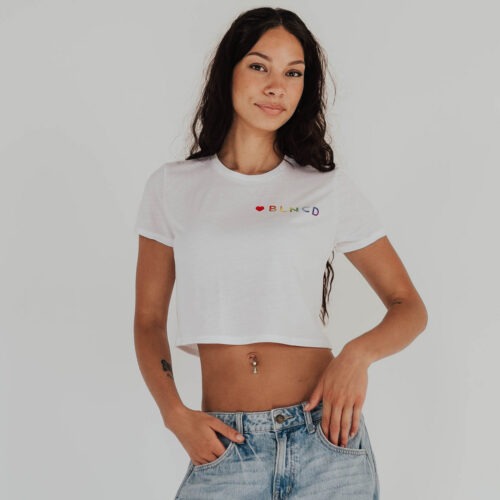 Love And Cannabis Pride Crop