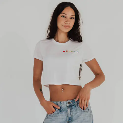 Love And Cannabis Pride Crop