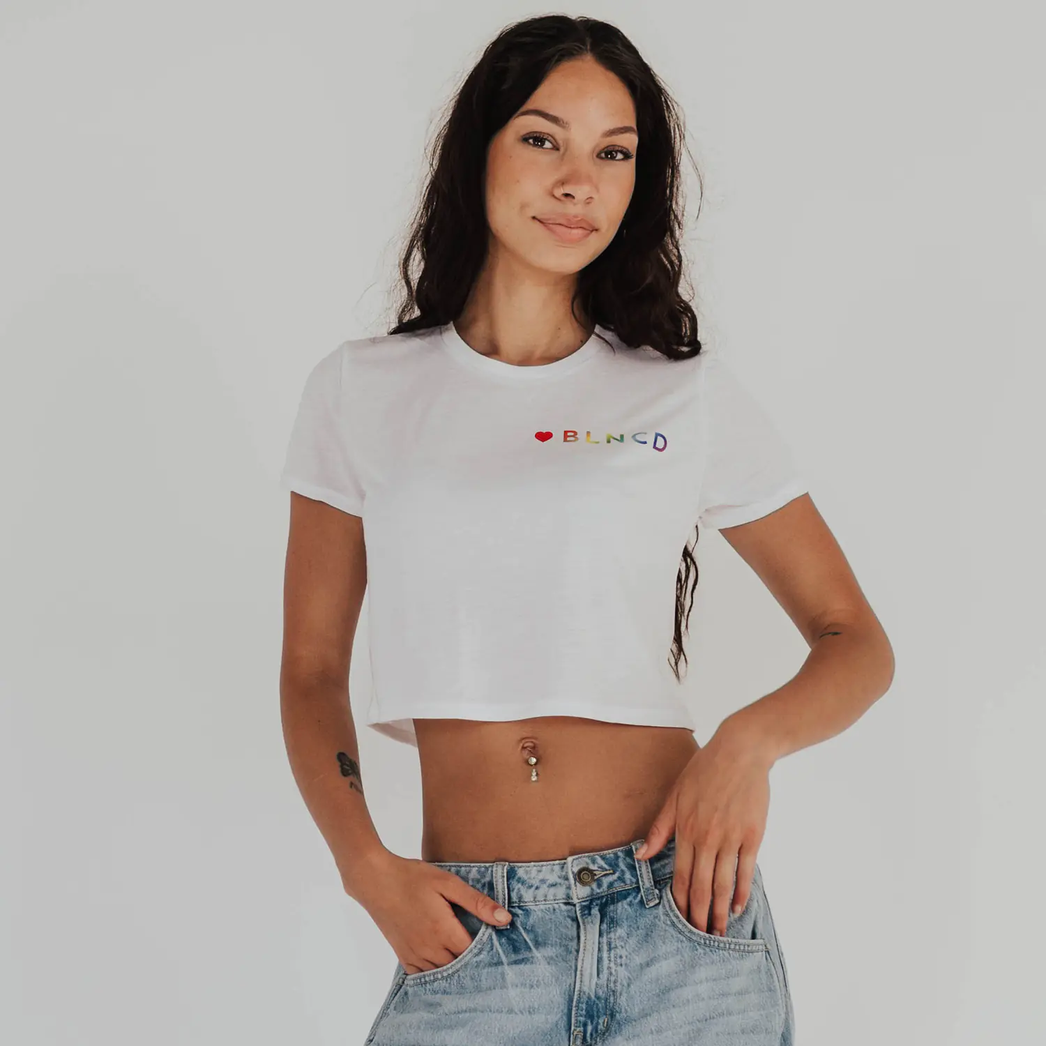 Love And Cannabis Pride Crop