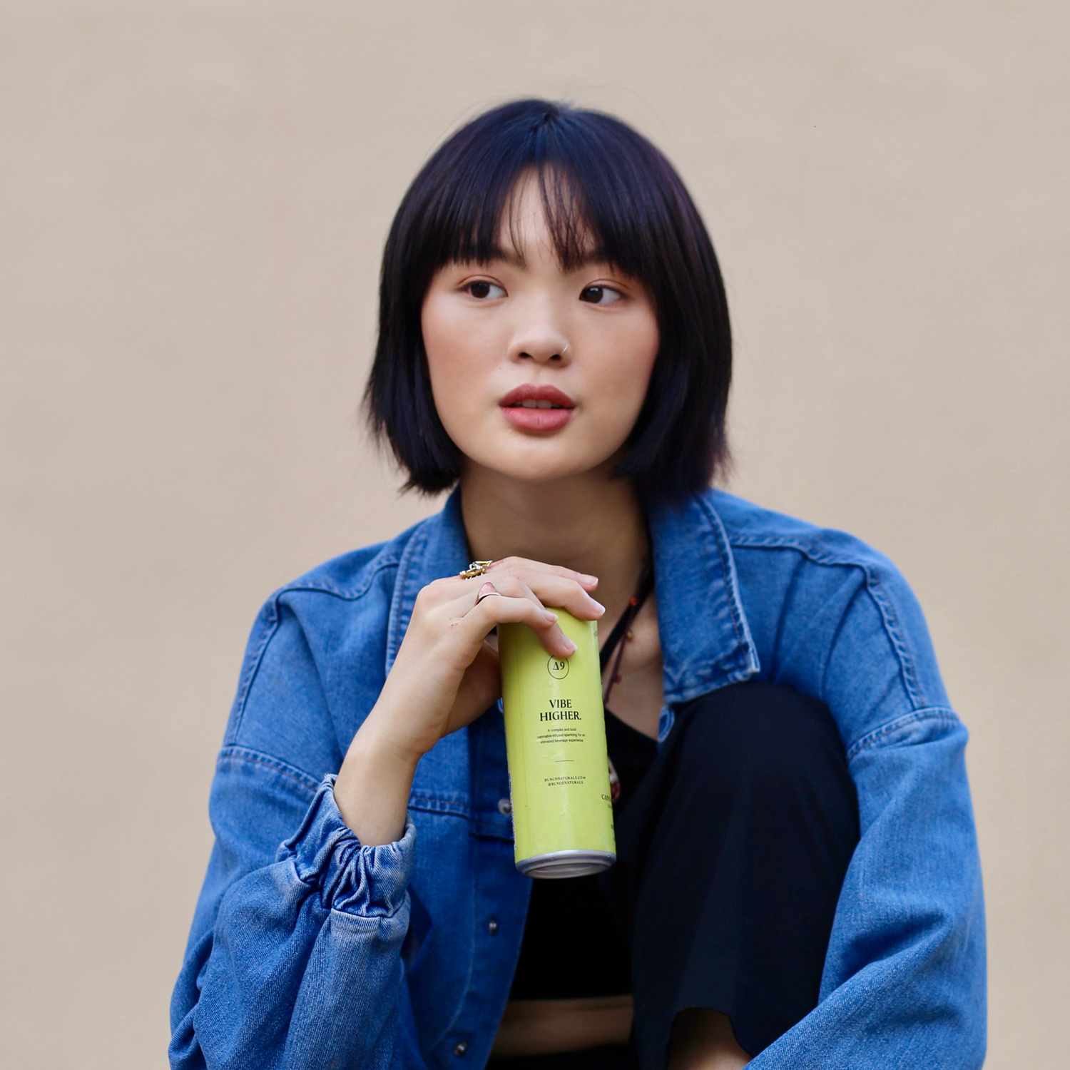 Yuzu Ginger - THC Sparkling Water - Image 2