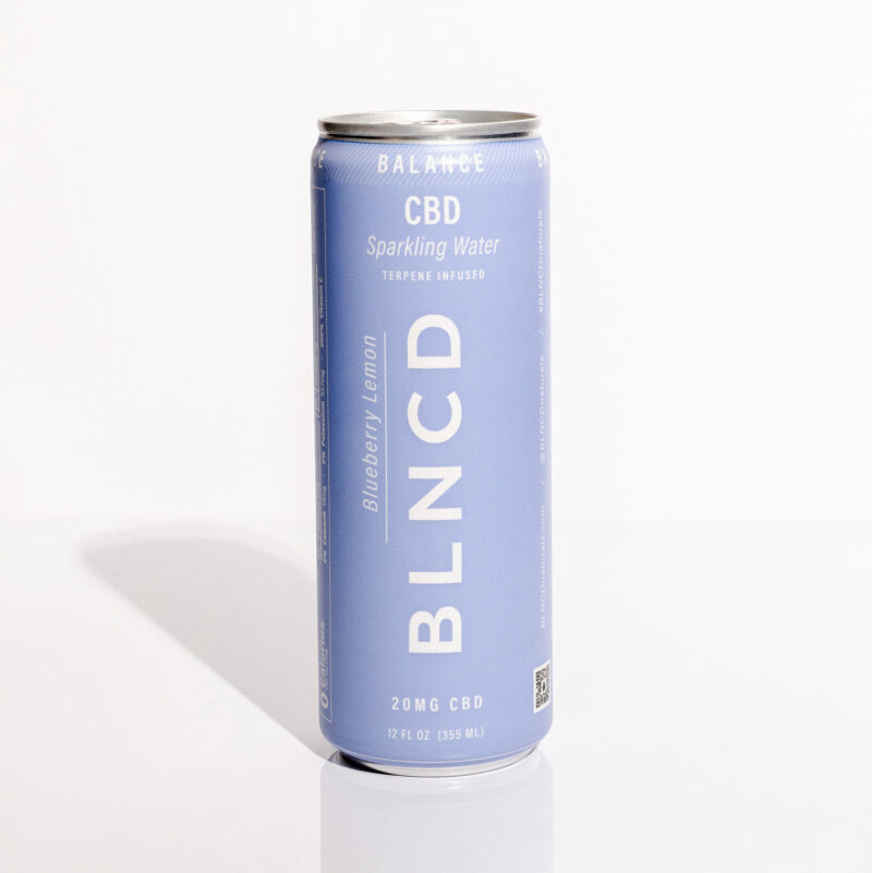 CBD Sparkling Water BALANCE | Blueberry Lemon Seltzer