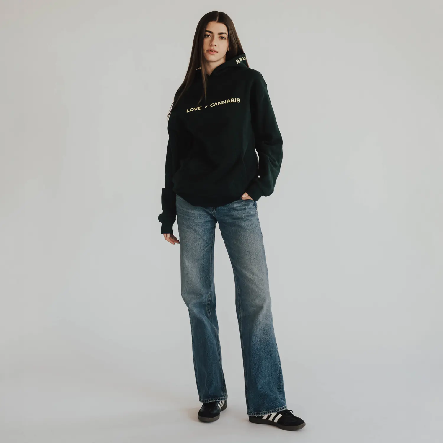 Love x Cannabis Hoodie - Image 4
