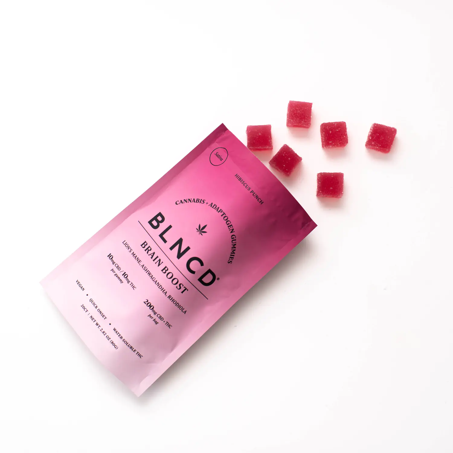 Brain Boost 10 - THC + Adaptogen Gummies